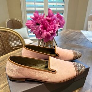 Meher Kakalia pink loafer sz 40 (9)